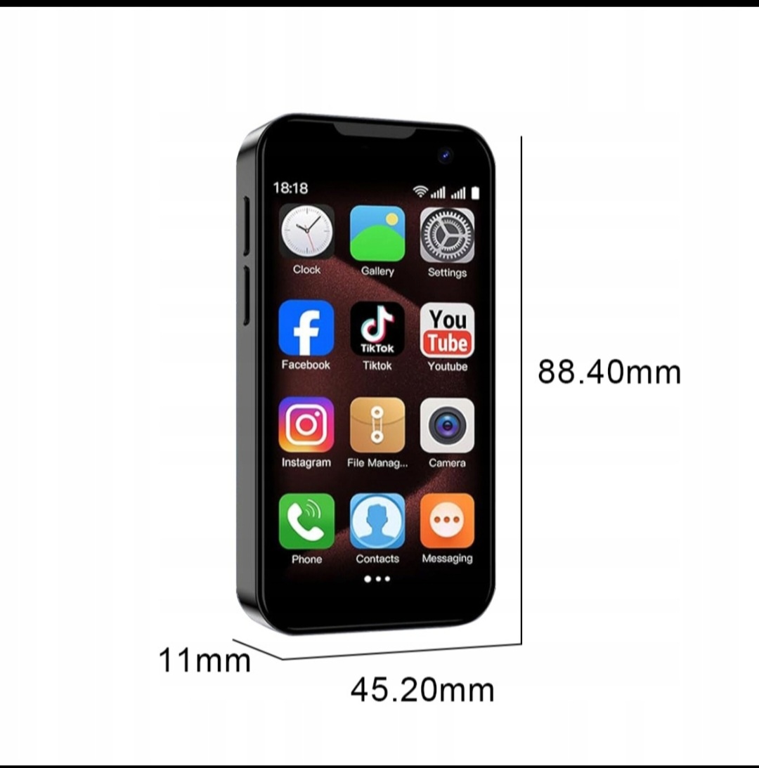 Mini mobilní telefon - nový na 2 sim - 11