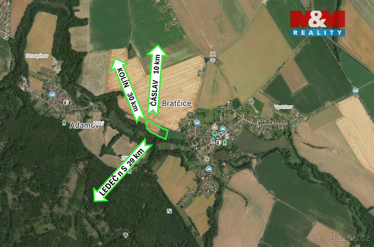 Prodej pole, 19072 m², Bratčice - 11