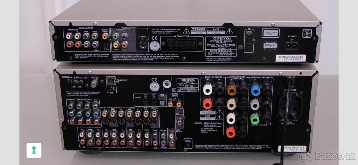 Onkyo TX-SR602E a DV-SP502E - 11