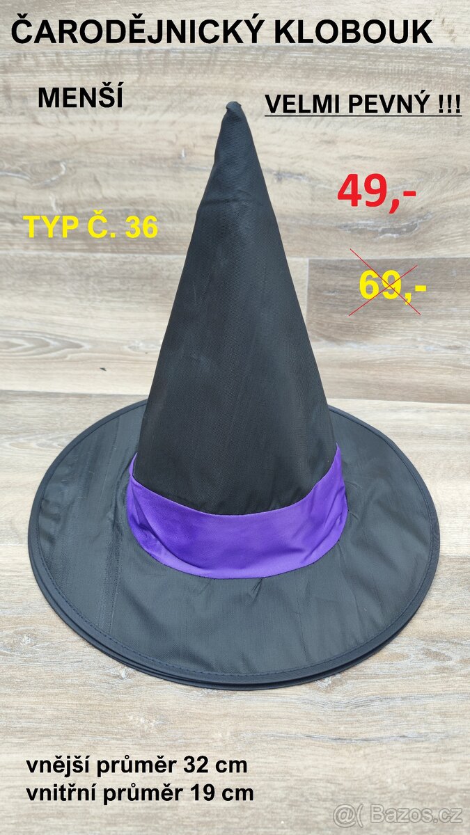 Čarodějnické klobouky - MENŠÍ - SLEVY - 11