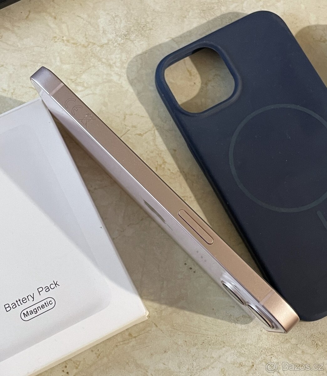 TOP STAV - Apple Iphone 13 128GB růžový baterie 100% - 11
