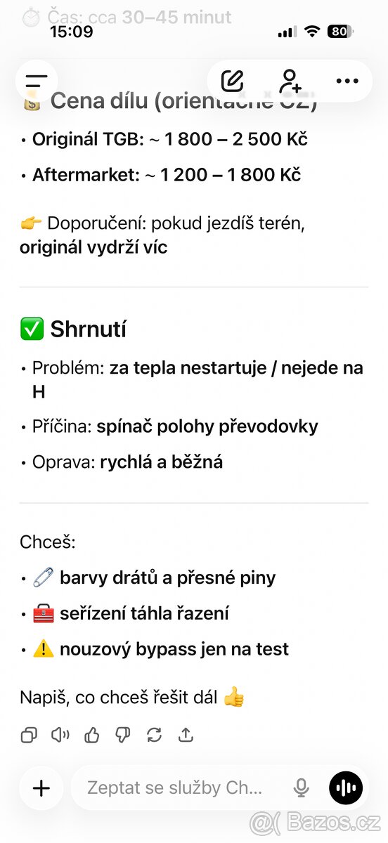 TGB Blade 1000 ESP. 150 000Kč - 11