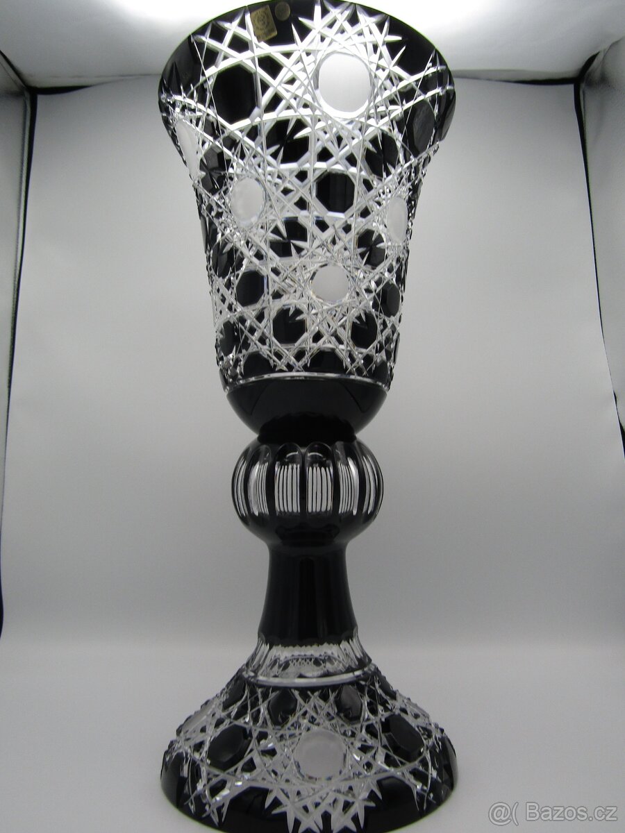 set vázy barevný křišťál ceasar crystal dekor Flake - 11