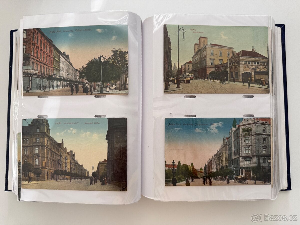 Album historických pohlednic Praha a okolí (cca 244 ks) - 11