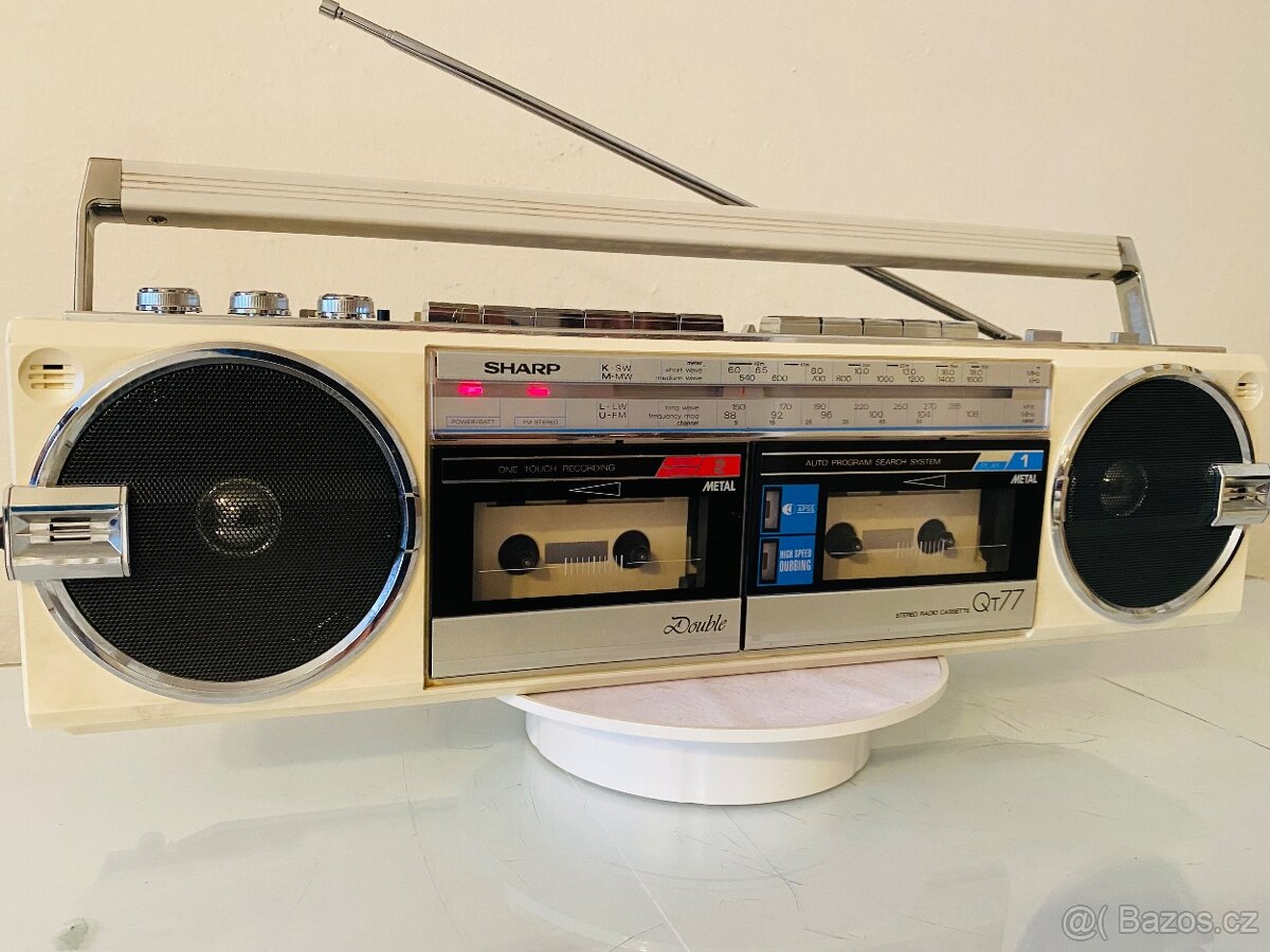 Radiomagnetofon Sharp QT 77 HW, rok 1984 - 11