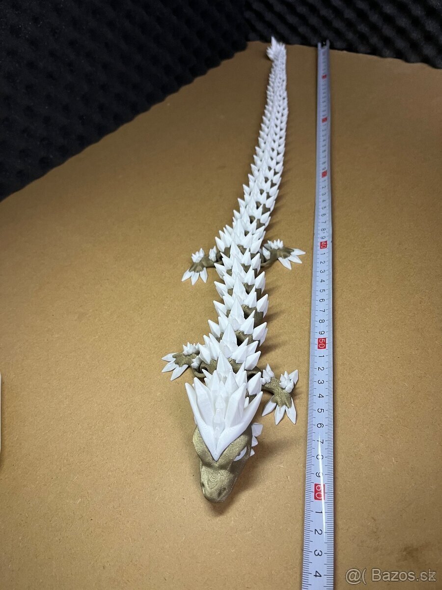 Flexibilný kryštálový drak 3D tisk - 11