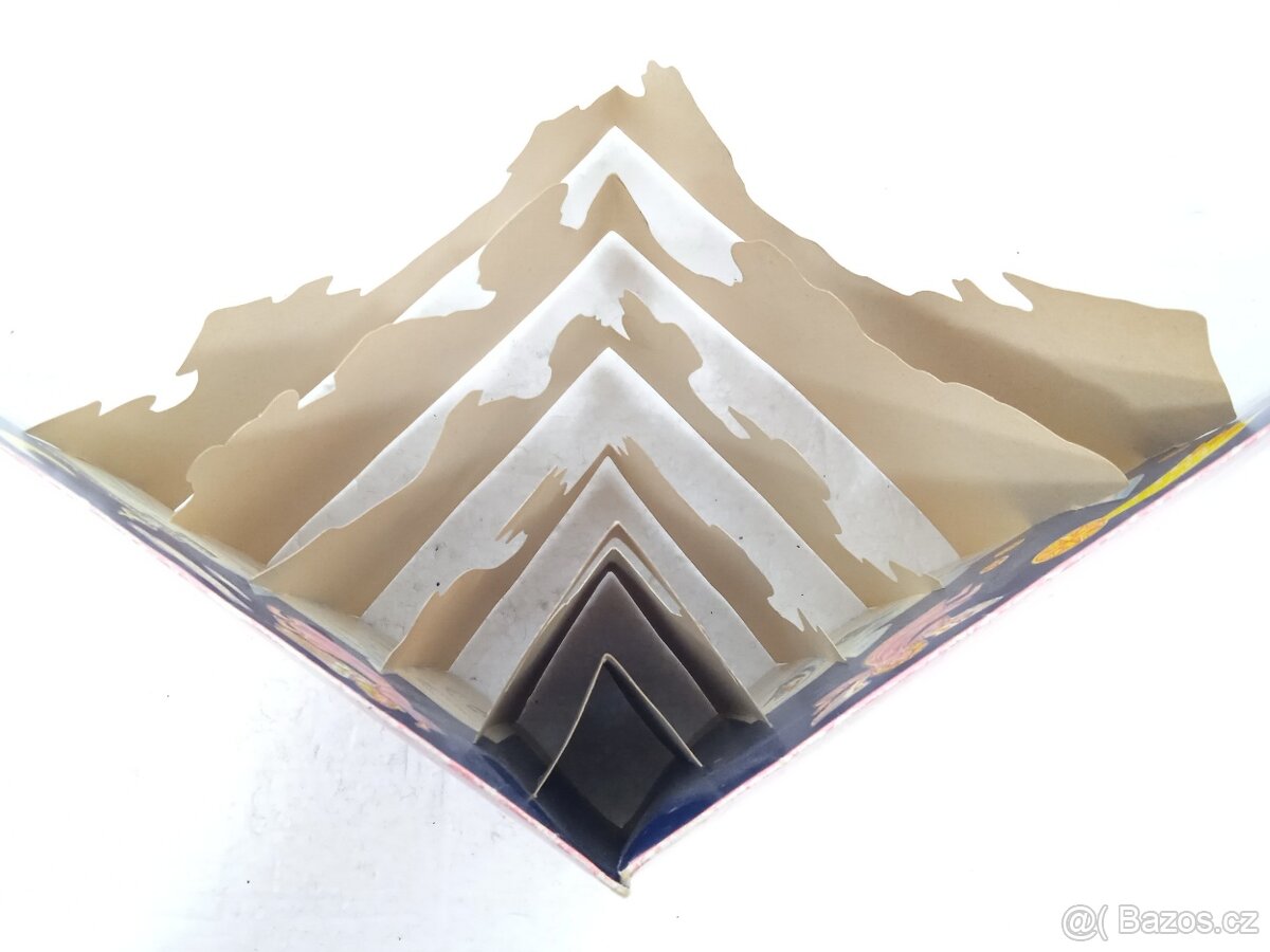 Retro velký vánoční betlém 3D - ČSSR - 11