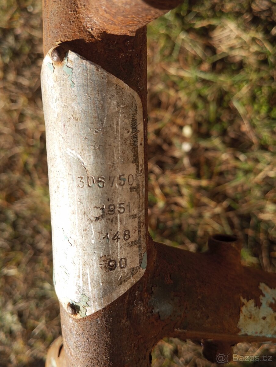 Čz 150 C rám + štítek 1951 - 11