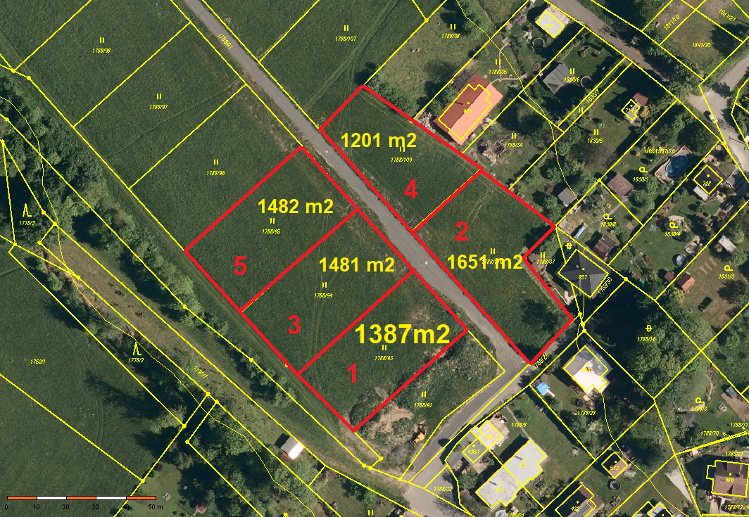 Stavební pozemek s výhledem na hory, Lichnov, 1201 m2 - 11