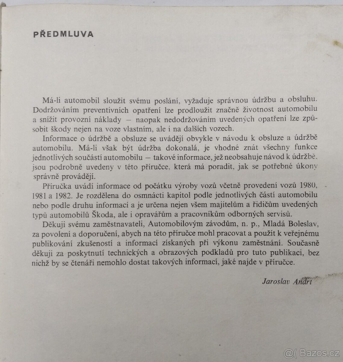 Prodám návod na údržbu a opravy aut škoda 105 a 120 - 11