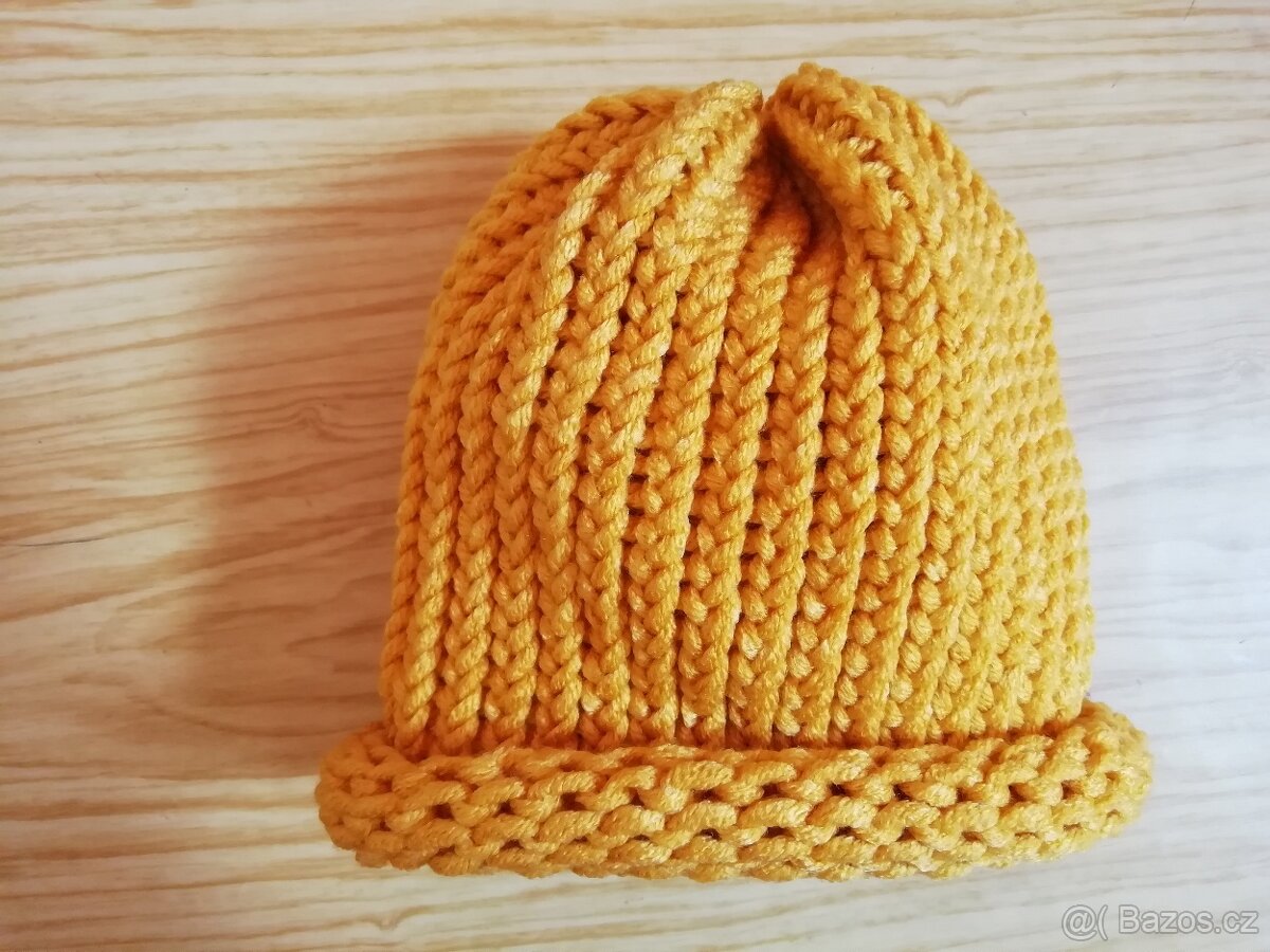 Nová pletená čepice - 11