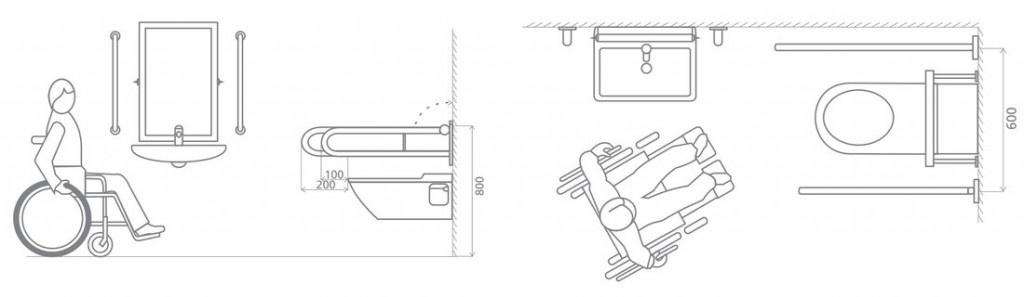 Sanitární modul 6,3x2,4 m M/Z/invalidy - 11