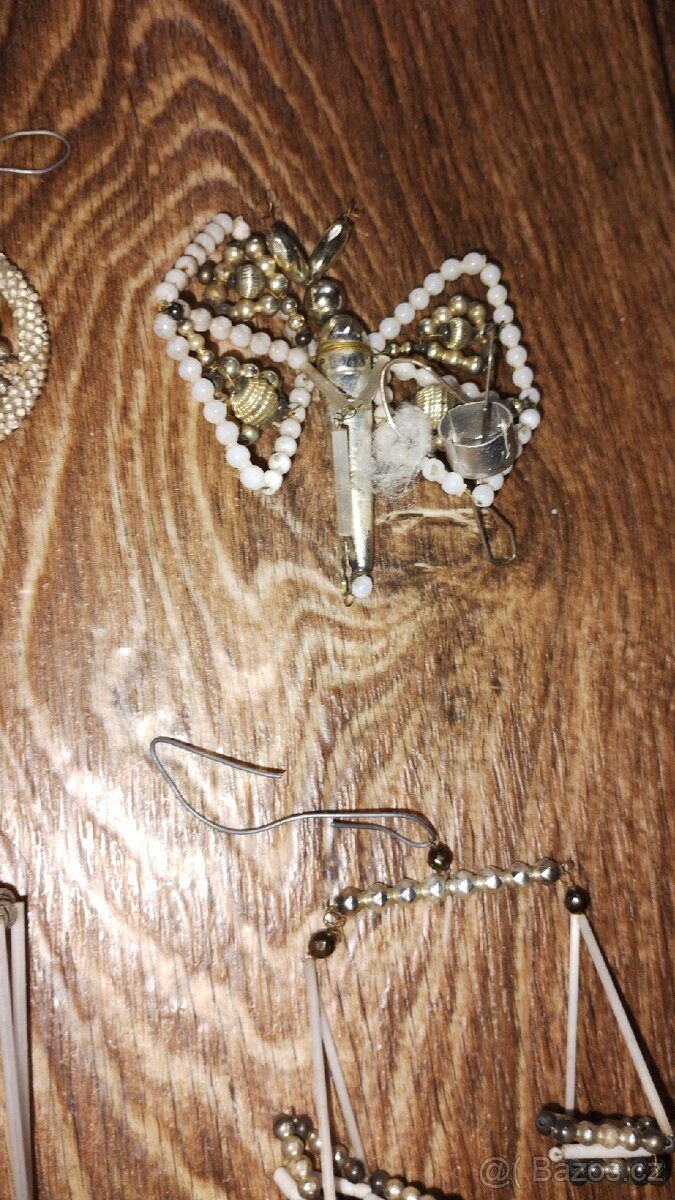 Vánoční ozdoby korálkové atd. - 11