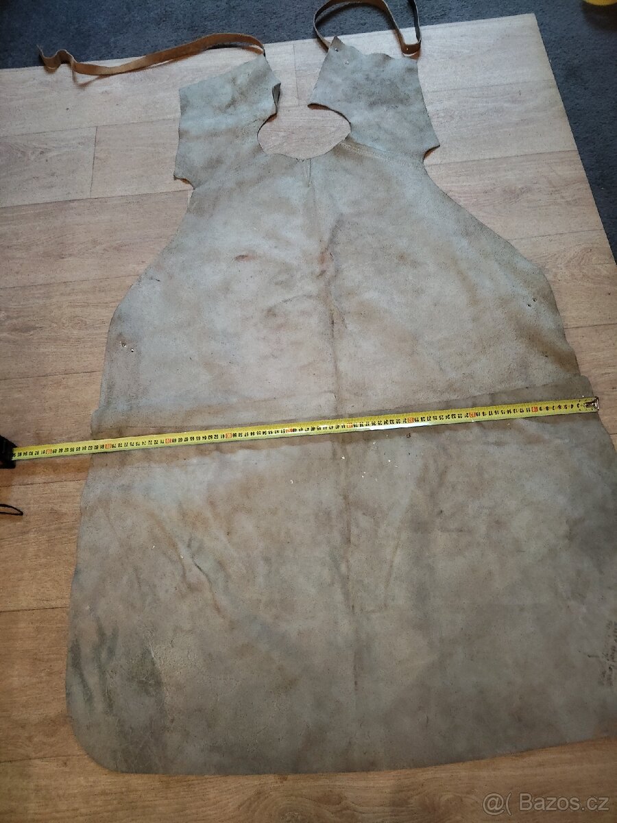 Kožená pracovní, svářecí zástěra - 11