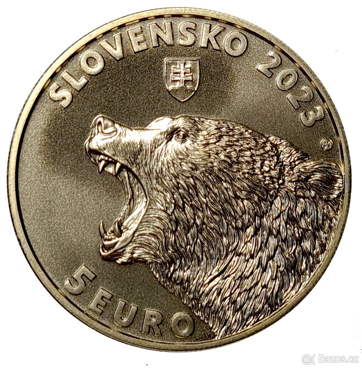 5 euro Slovensko pam. mince s motivy zvířat 2021 - 2023 UNC - 11
