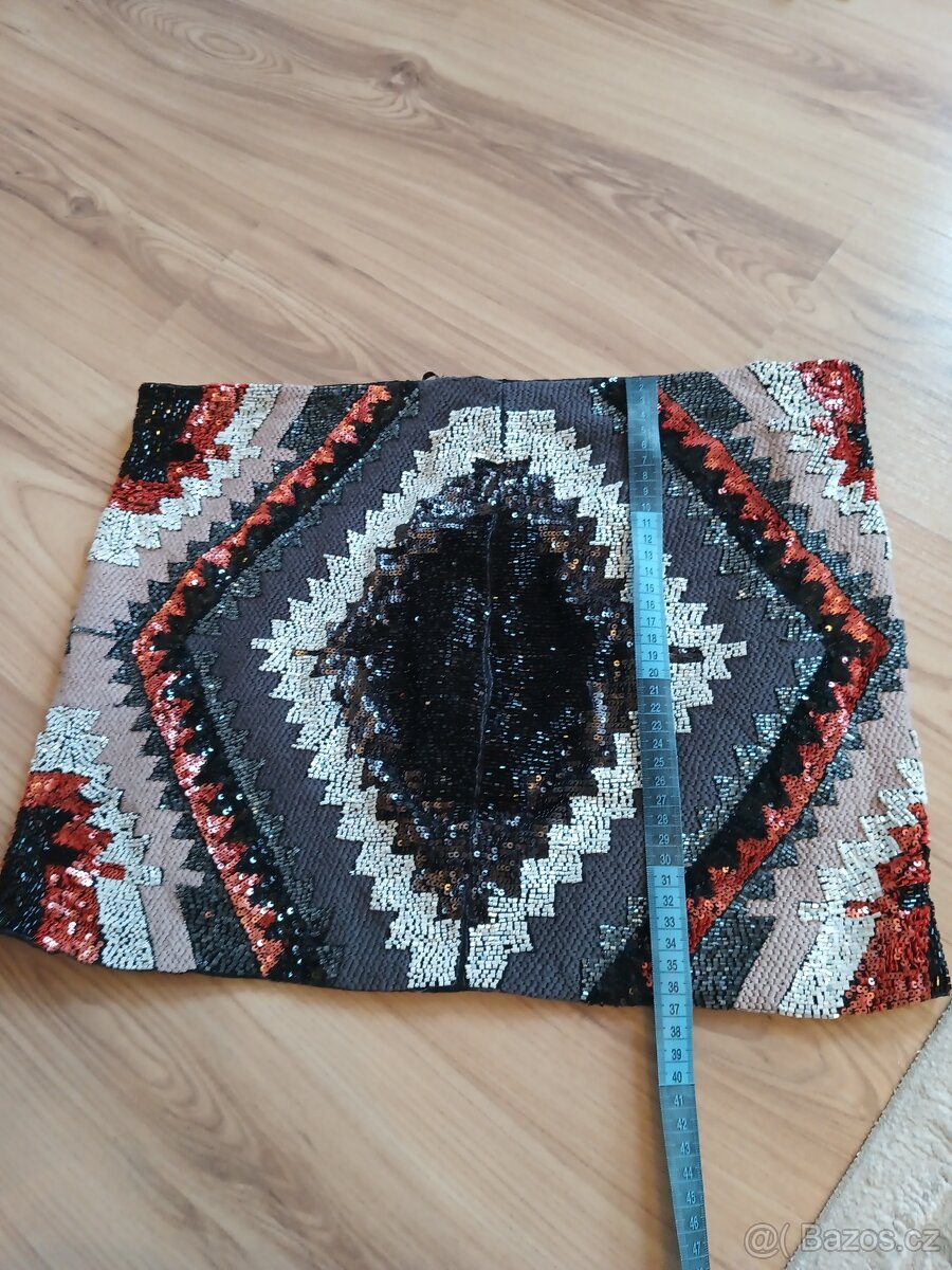 Nová dámská sukně s korálky ZARA - 11
