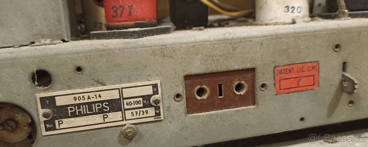 Staré rádio Philips 905A-14 - 11