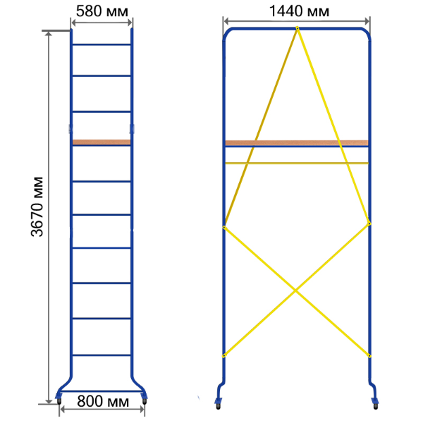 pracovní plošina (minilešení) - 11