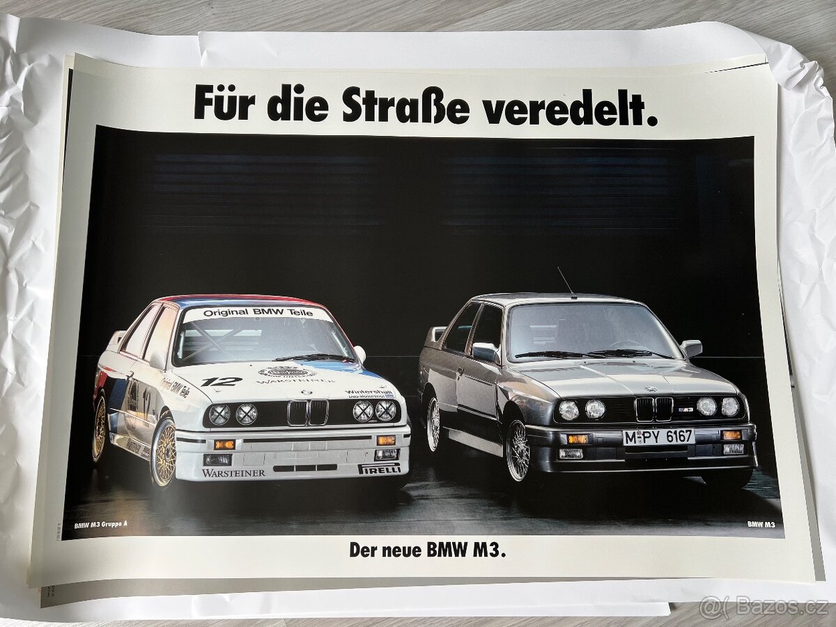 ORIGINÁL PLAKÁTY BMW E30 E36 M1 - 11
