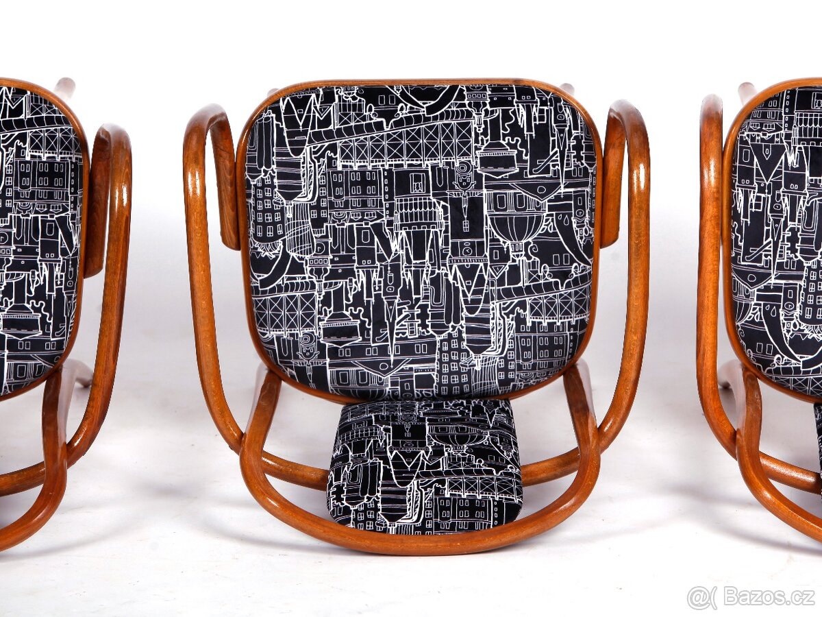 Křesílka, židle TON, J. Hoffman po renovaci - 11