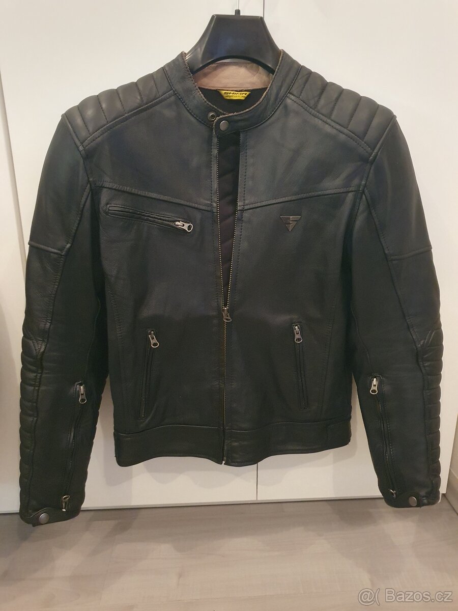 Motorkářská kožená bunda - 11