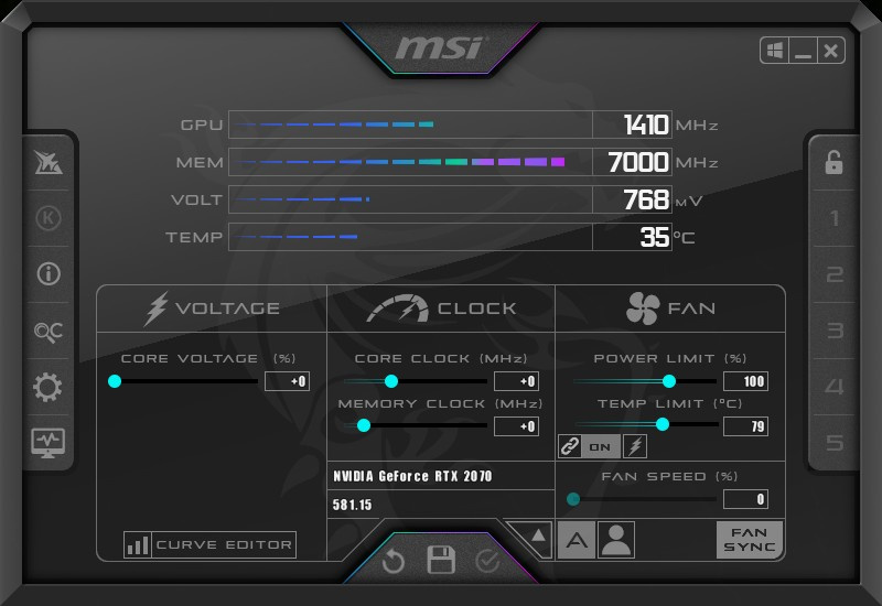 RTX 2070 8GB MSI ARMOR - 11