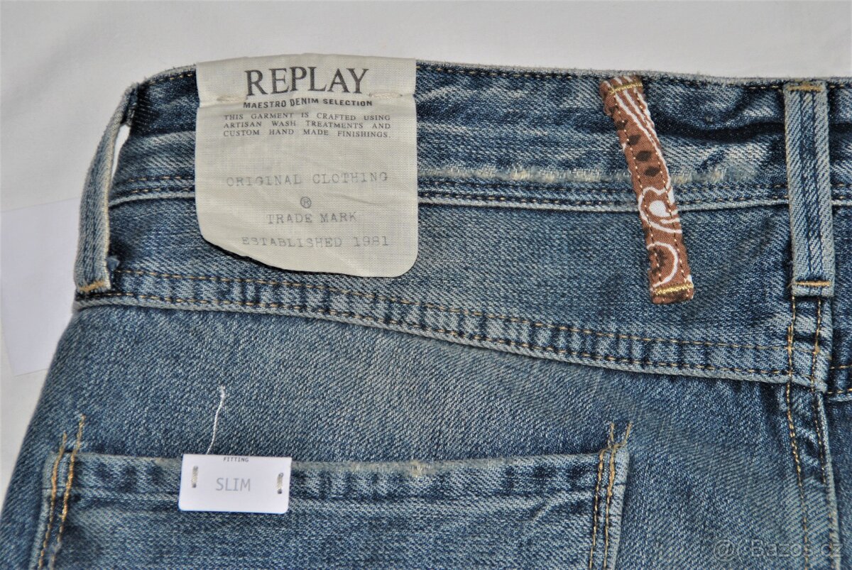 NOVÉ, Prémiové džíny REPLAY Maestro - 31 x 30 - 11