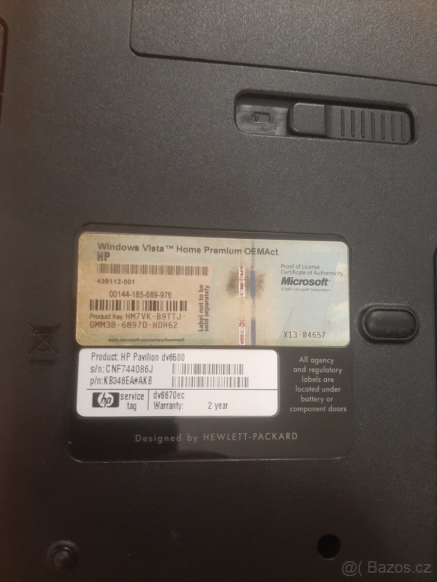 HP Pavilion DV 6000 - 11