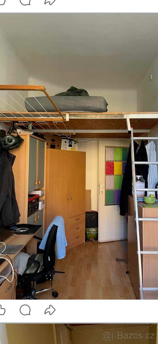 pokoj pro 2 osoby studenty Brno Kr.pole ul. Staňkova - 11