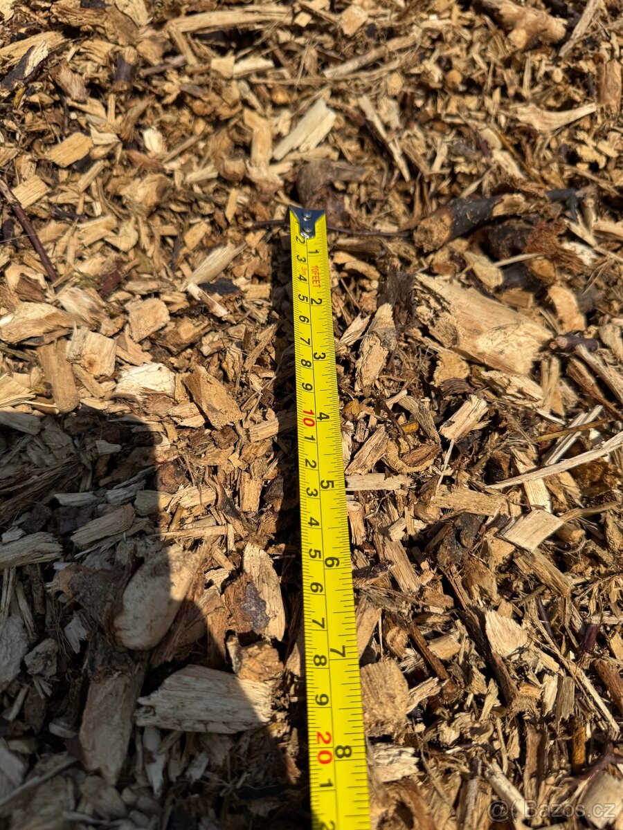 Dřevní štěpka, mulč do záhonu nebo jako palivo - biomasa - 11