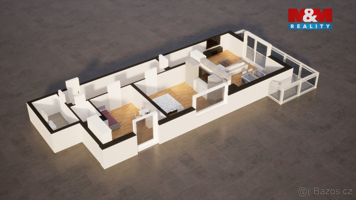 Prodej bytu 3+kk v Jablonci nad Nisou, ul. Jezdecká - 11