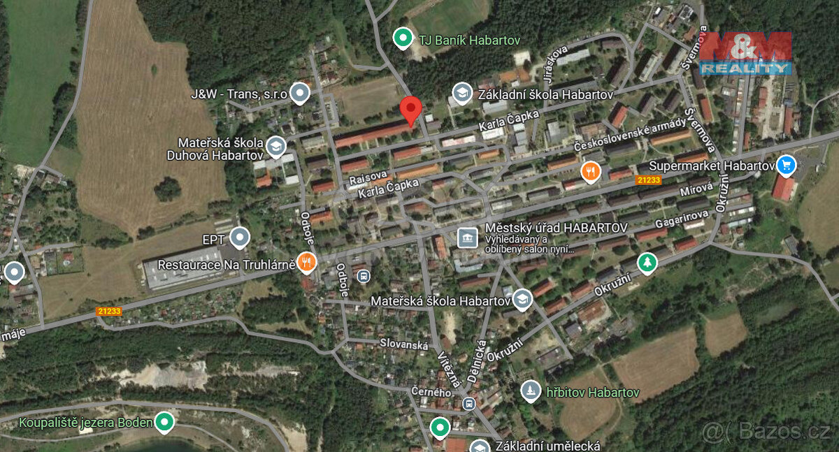 Prodej bytu 2+1, 56 m², Habartov, ul. Karla Čapka - 11