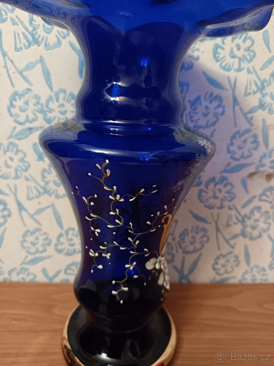 Prodám modrou skleněnou - 11