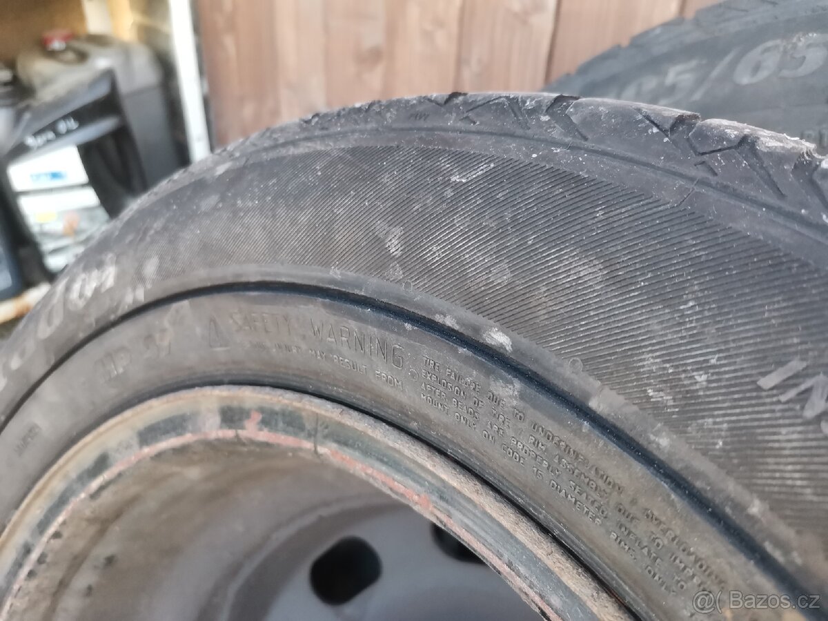 Sada plechových disků 5x100 R15 - 11