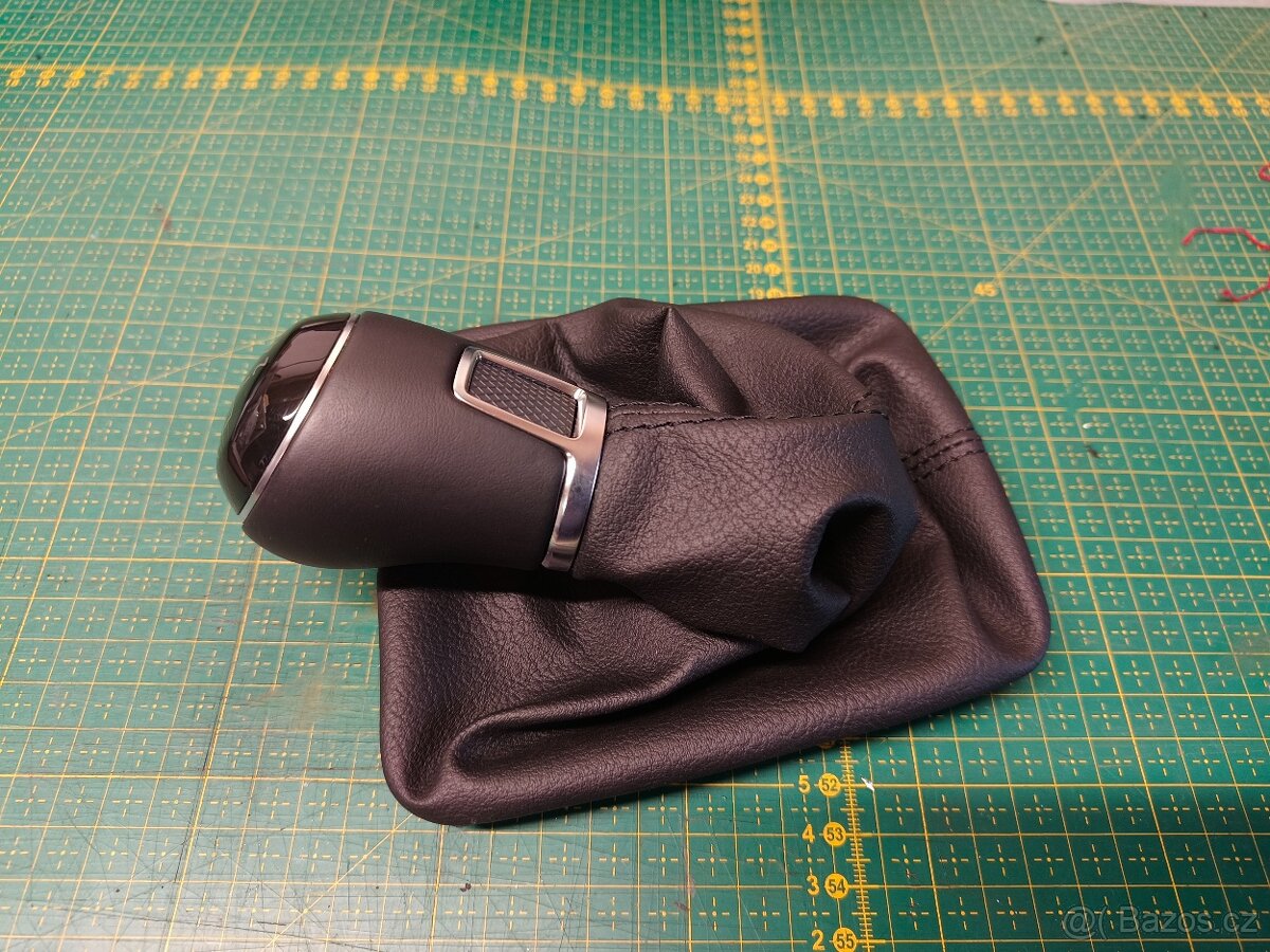 Originální kožená řadící páka s manžetou VW - 11