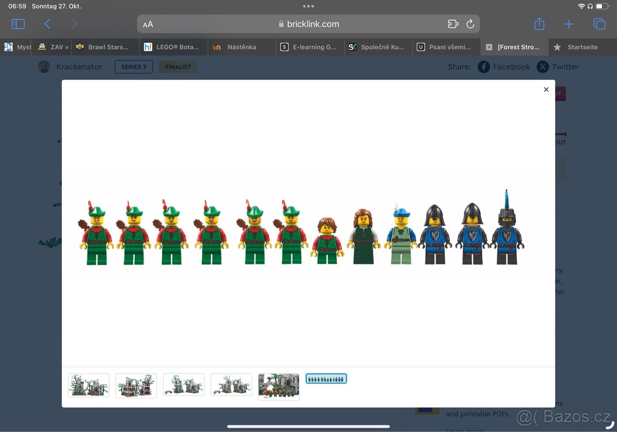 LEGO Bricklink 910043 - Lesní pevnost (Forest Stronghold) - 11