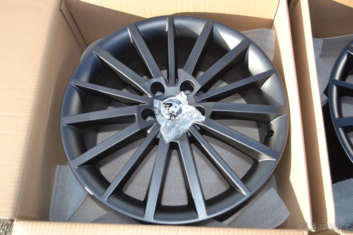 Škoda Octavia III (i RS) –NOVÉ 18 Alu disky 7Jx18 ET51,black - 11