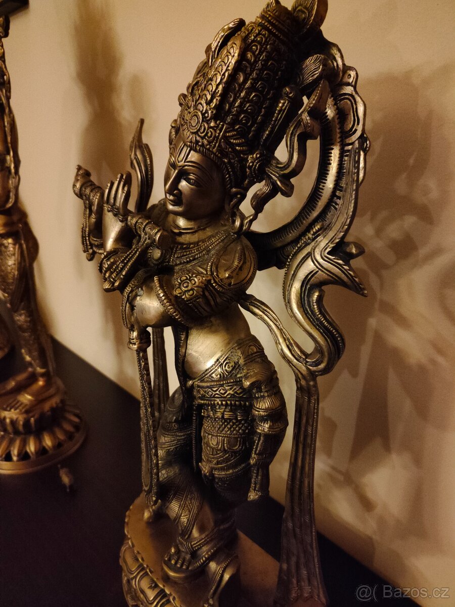 Krišna hrajúci na flautu - 11