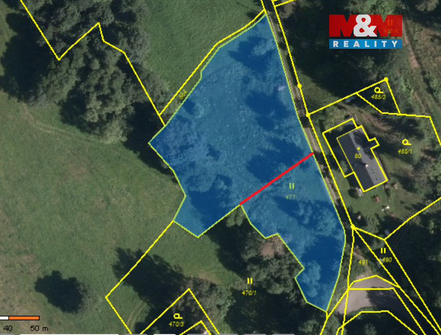 Prodej zahrady, 1039 m², Bernartice - 11