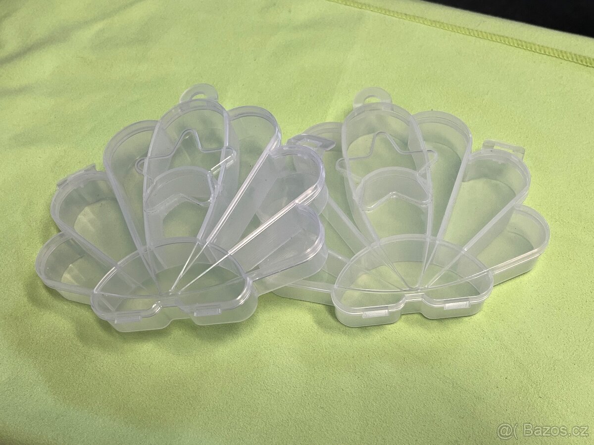 Krabičky na uložení různých drobností ,šperků - mušle - 11