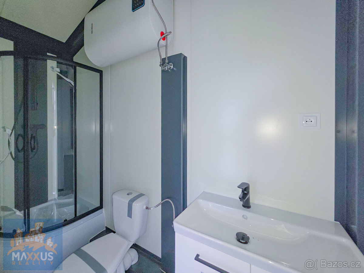 Modulový prefabrikovaný zateplený domek se sedlovou střechou - 11