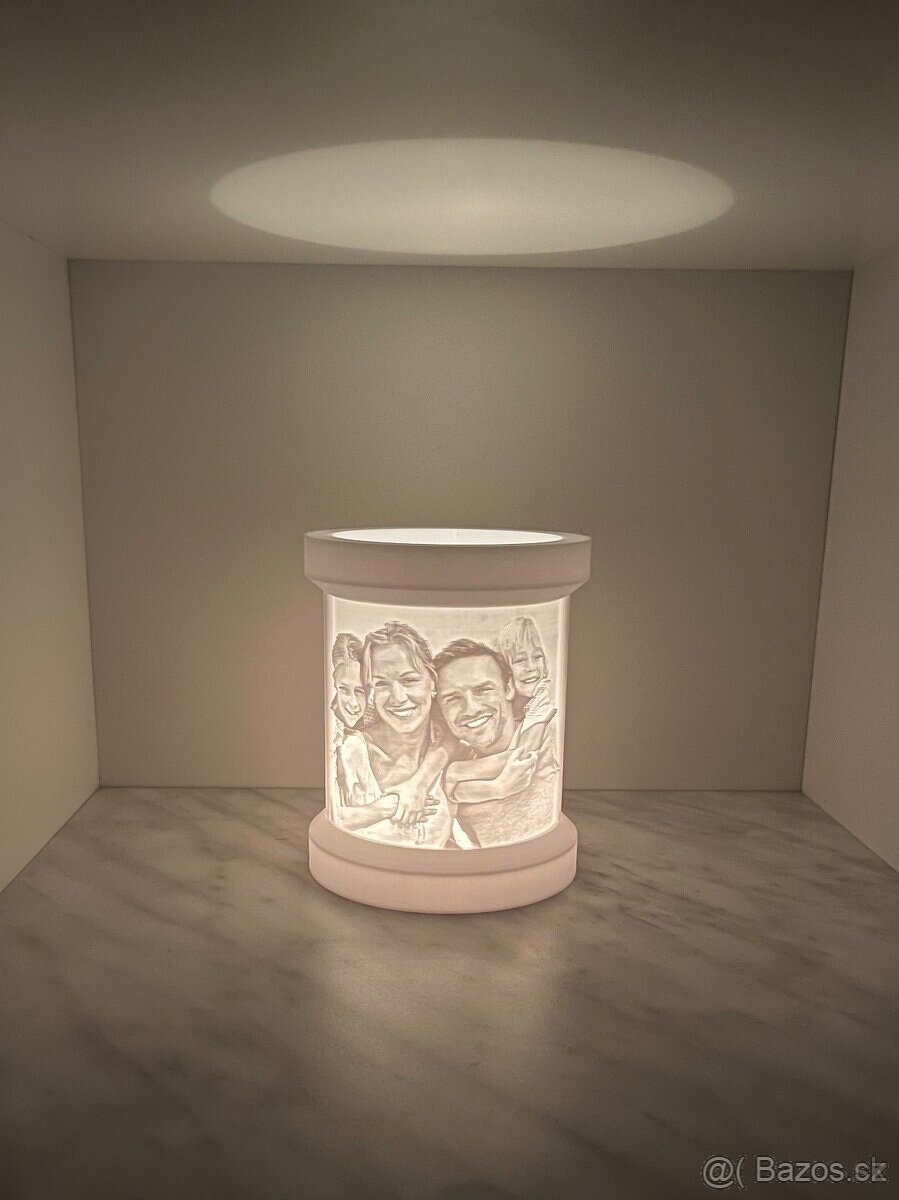 3D svietiace fotky - litografia / lithophane - 11