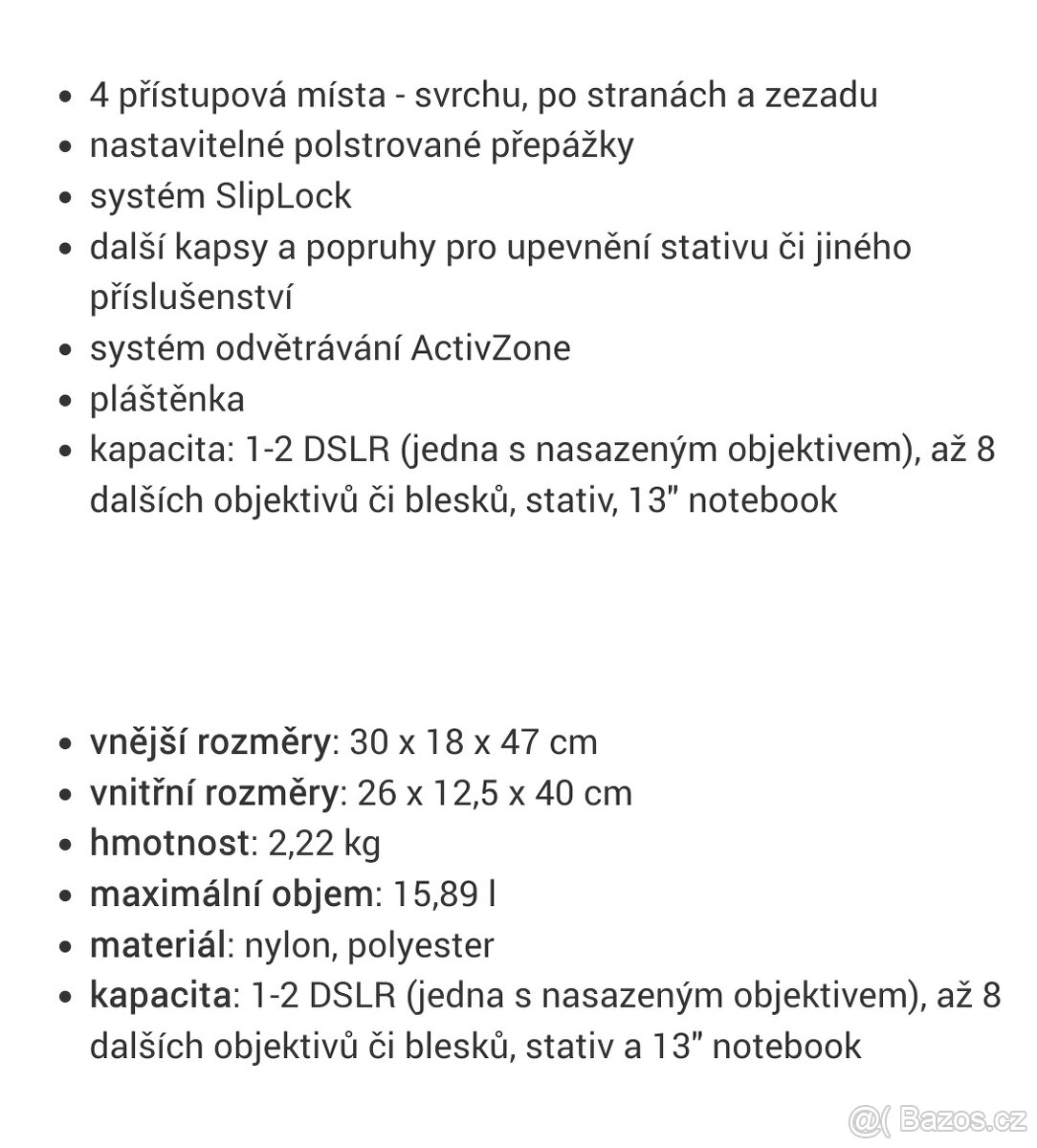 Fotoaparát NIKON Z6 + batoh - 11