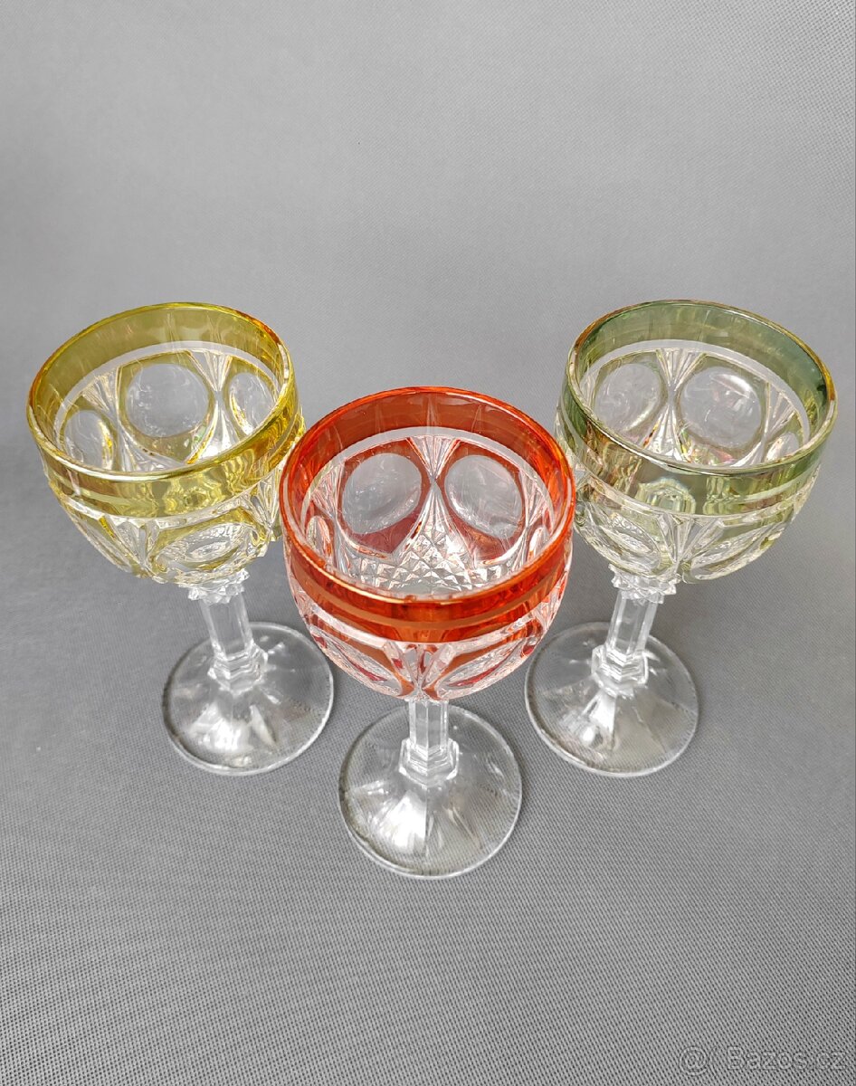 Luxusní sada křišťálových broušených sklenic od Hofbauer - 11