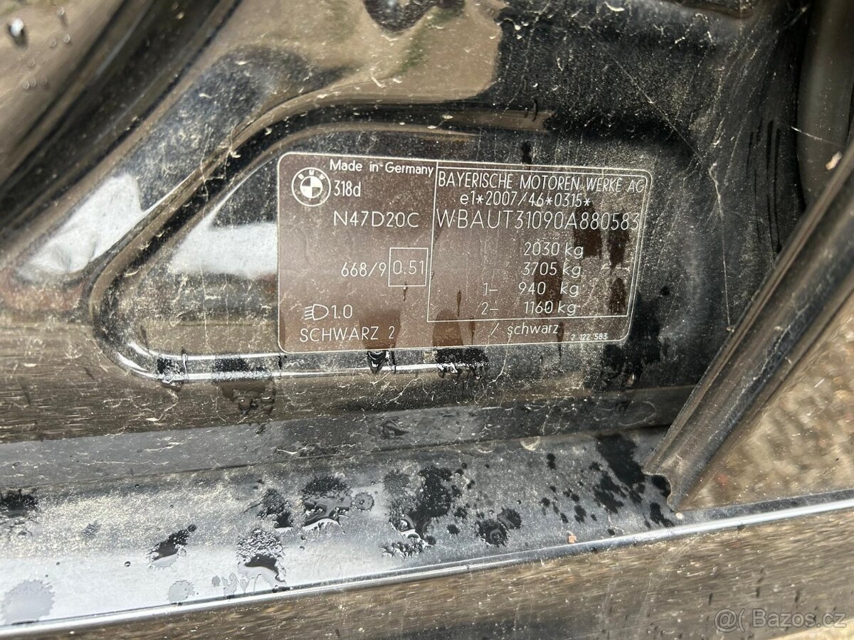 BMW E91 318D LCI 105KW N47D20C - díly - 11