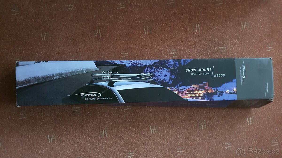 STŘEŠNÍ PŘIČNIKY+NOSIČE LYŽI - WHISBAR - USA - SUPER CENA - 11