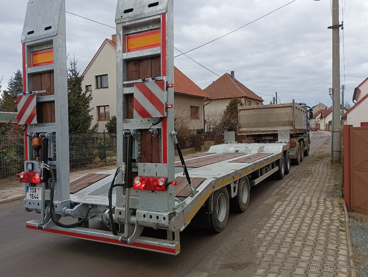 SLEVA přepravník strojů podvalník vlek točnicový - 11