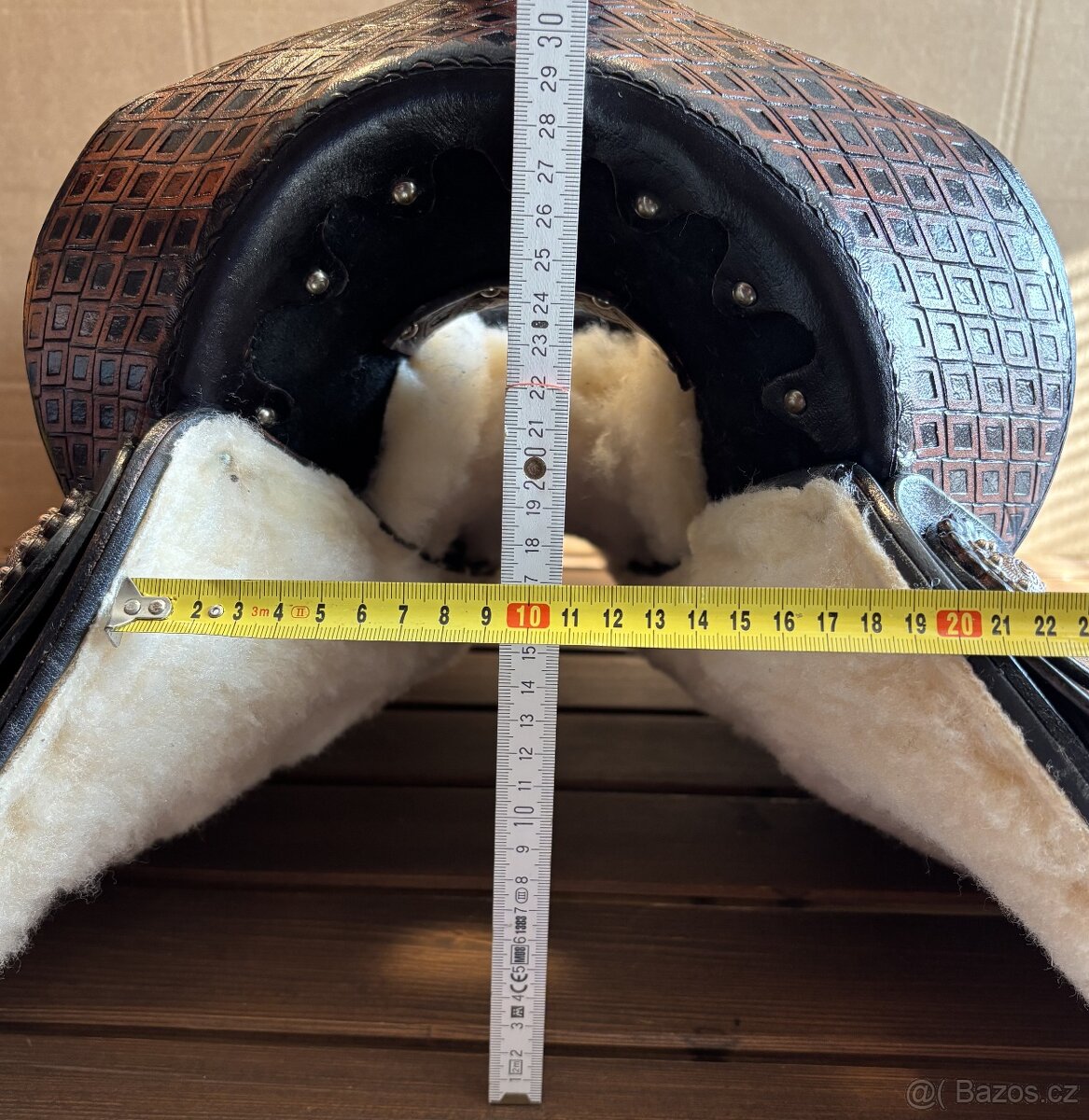 Westernové sedlo 1) černé s hnědou - 11