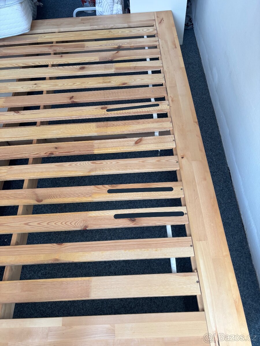 Ikea Mandal postel 160x200 + matrace DORMEO - 11