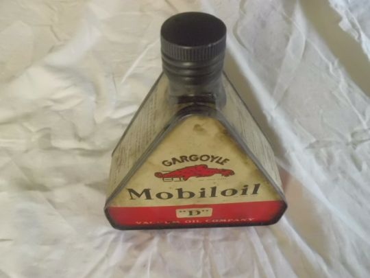 Vzácná Starožitná Plechovka GARGOYLE - MOBILOIL - Pěkná - 11